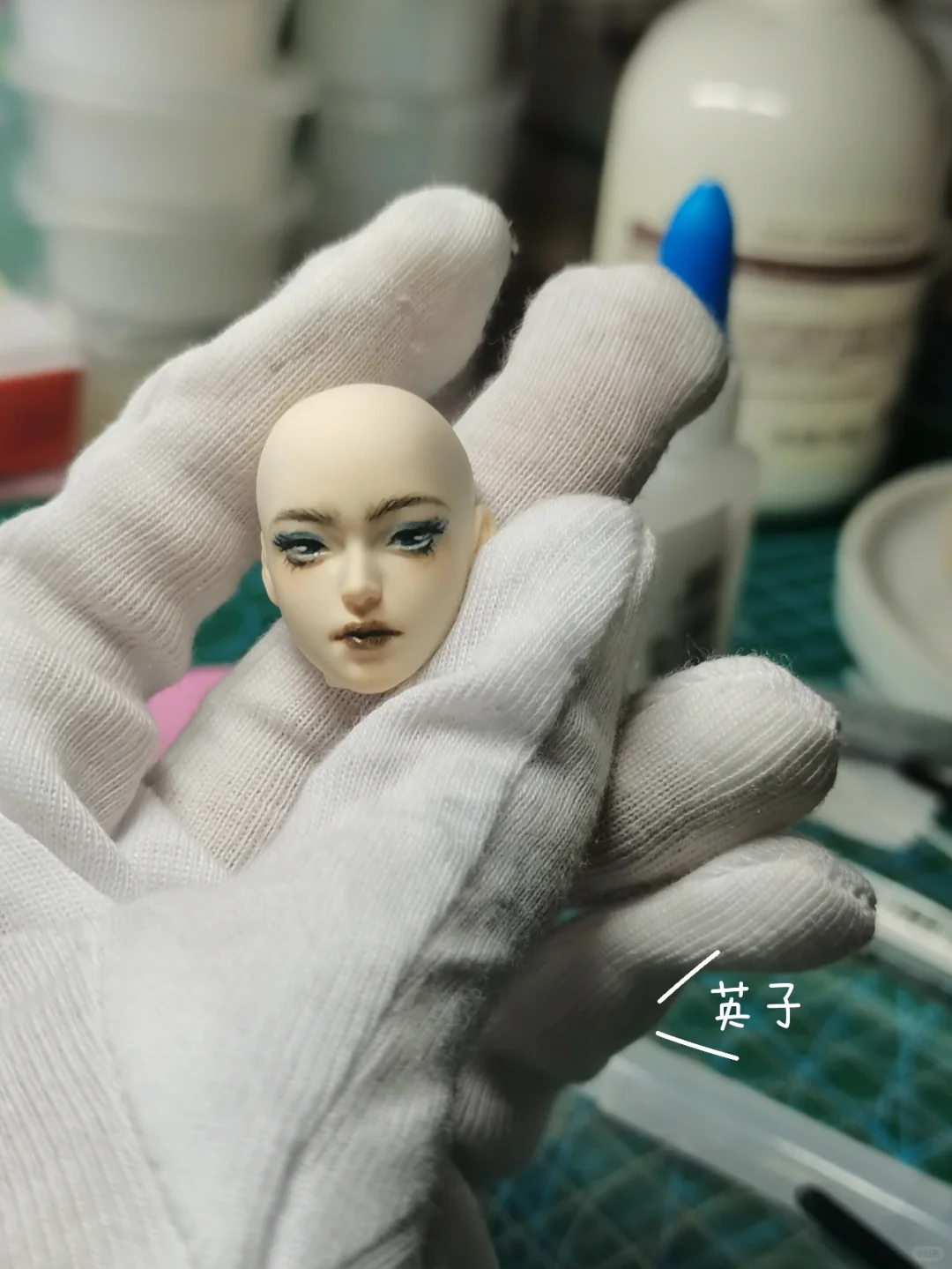 脸模英子‖心意 对比图
