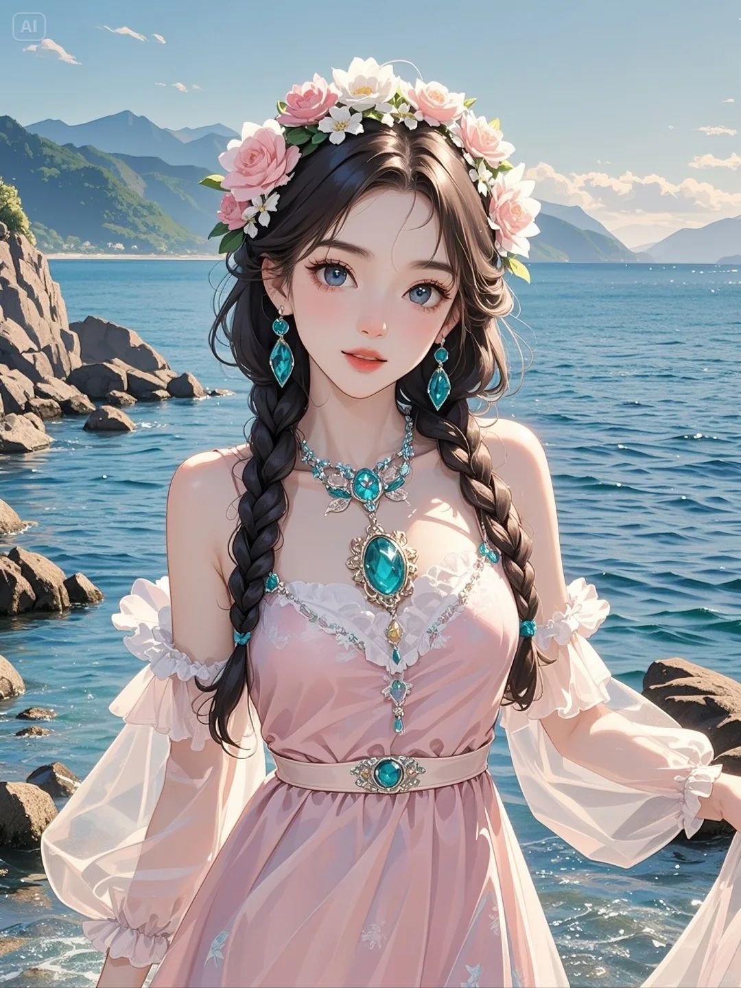 邂逅春日花仙子，美到心巴上啦Ai第286幅