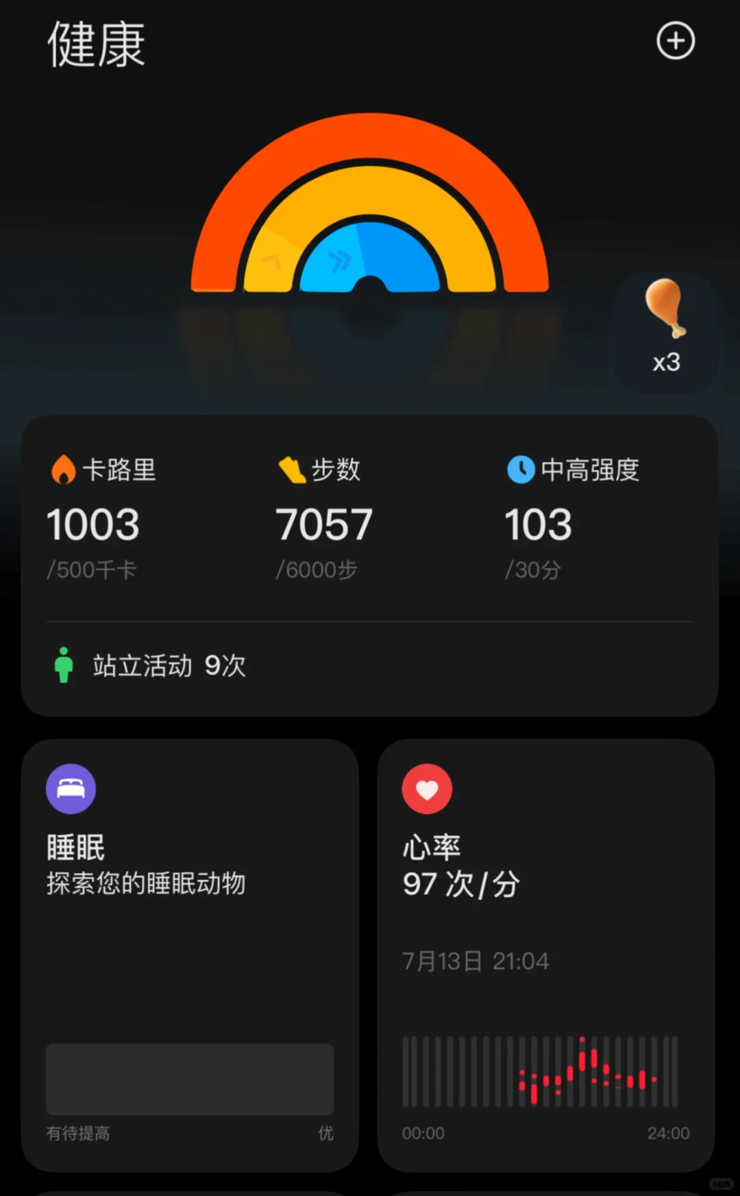 9️⃣5️⃣运动打卡
