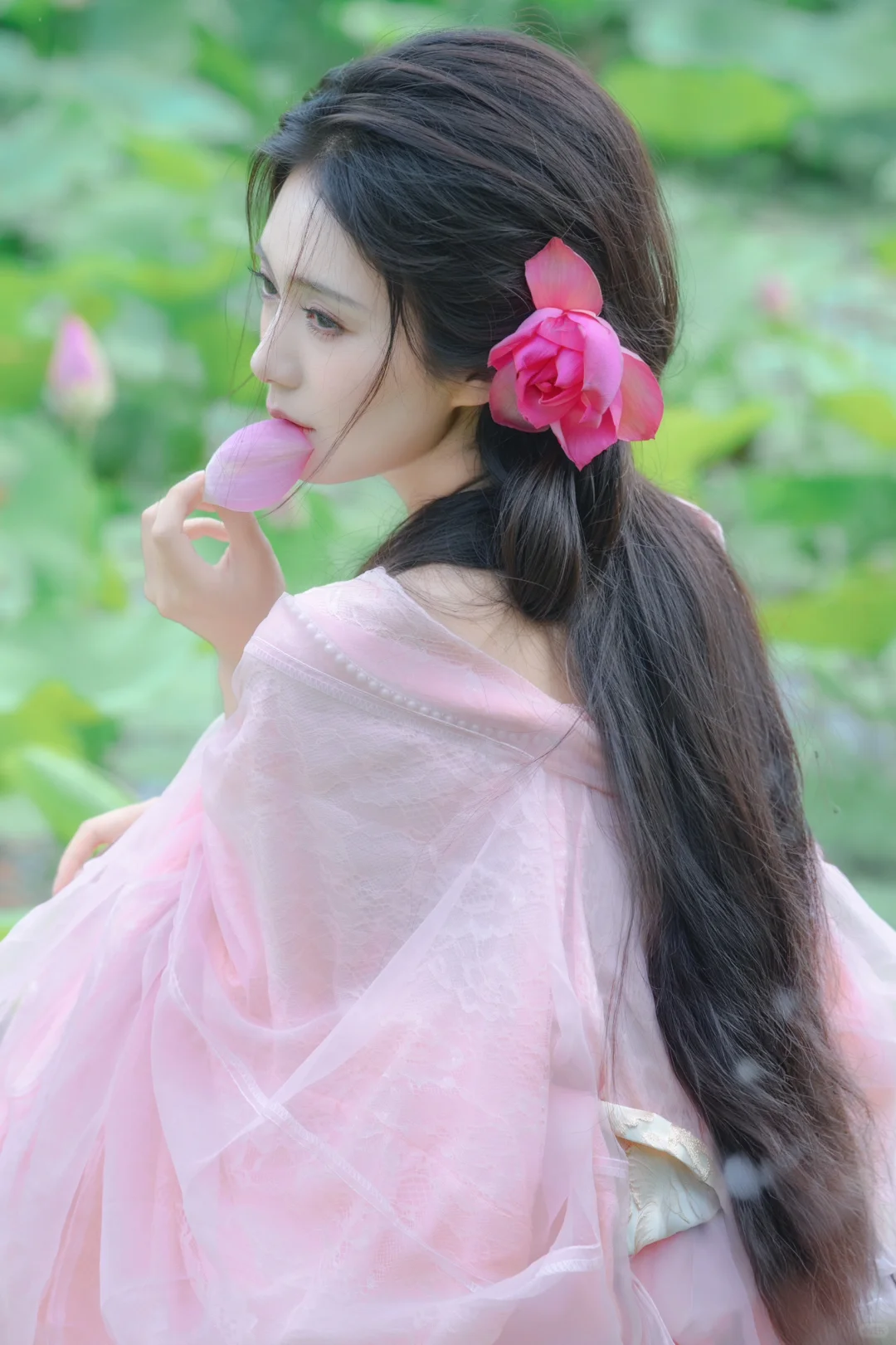 我宣布荷花就是掌管夏天氛围感的神！