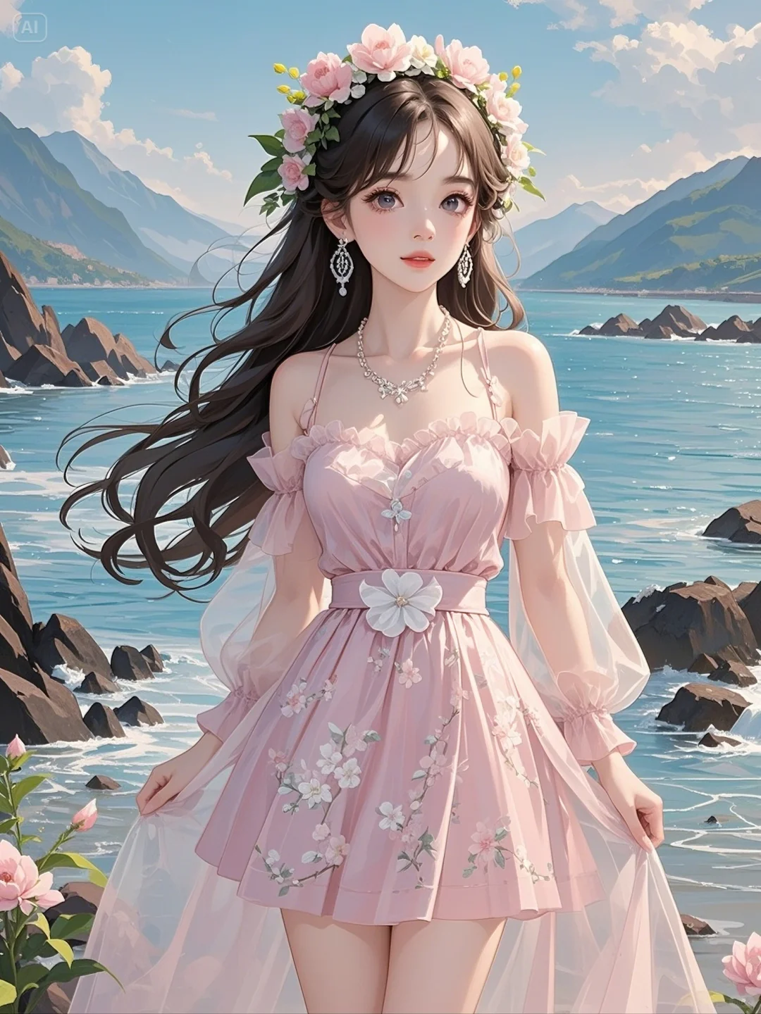邂逅春日花仙子，美到心巴上啦Ai第286幅