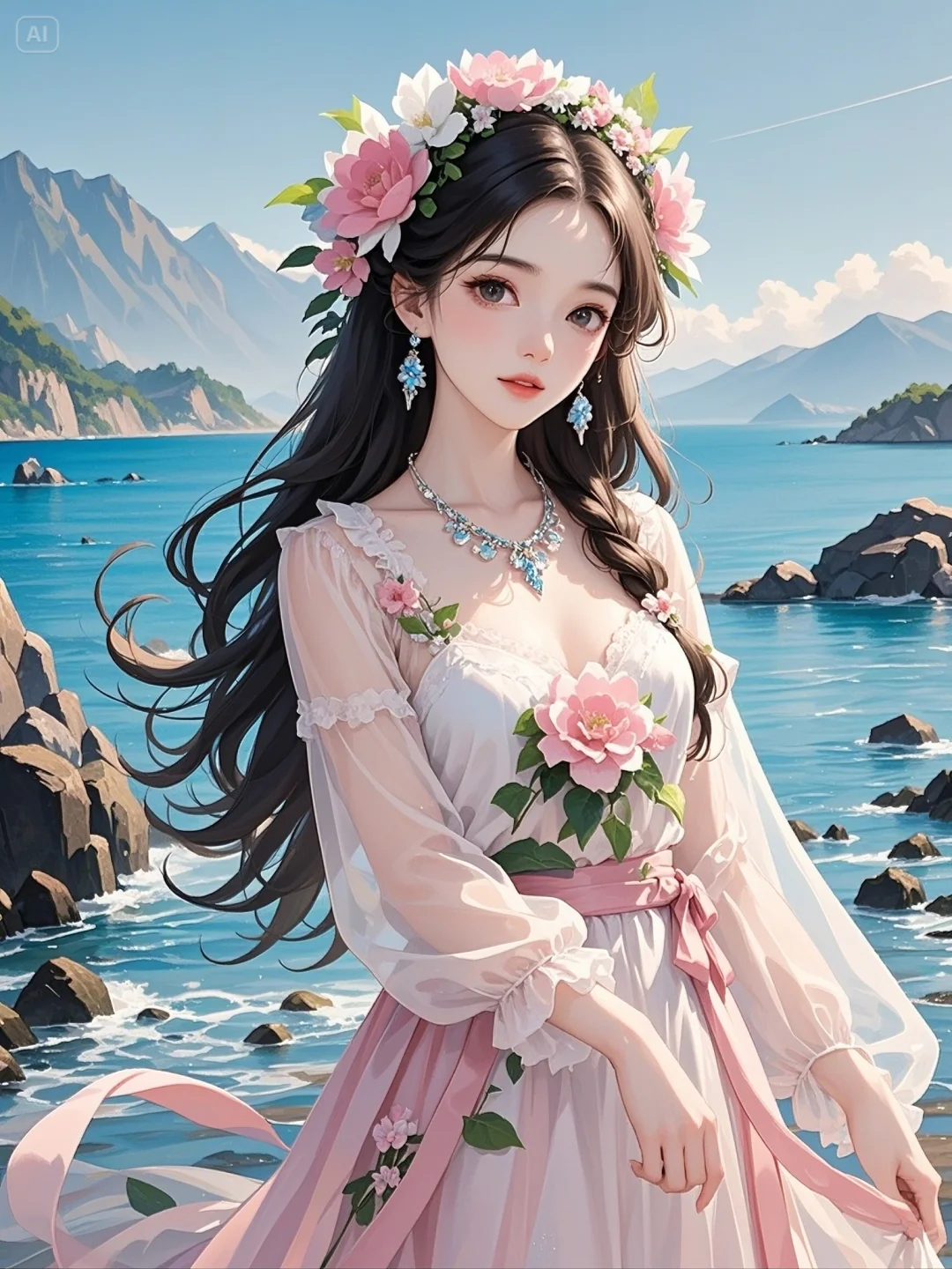 邂逅春日花仙子，美到心巴上啦Ai第286幅