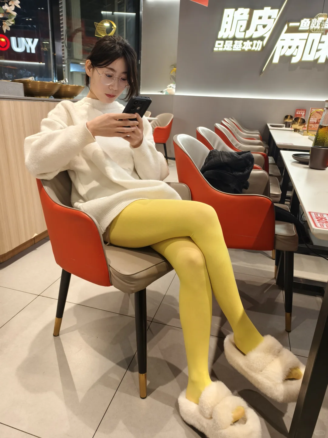 爱上的颜色是黄绿绿～～～