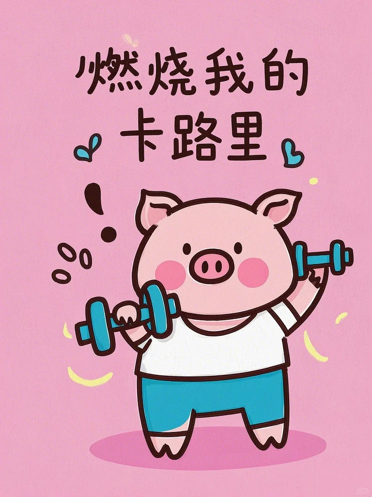 🐷运动减肥了👀效果怎么样