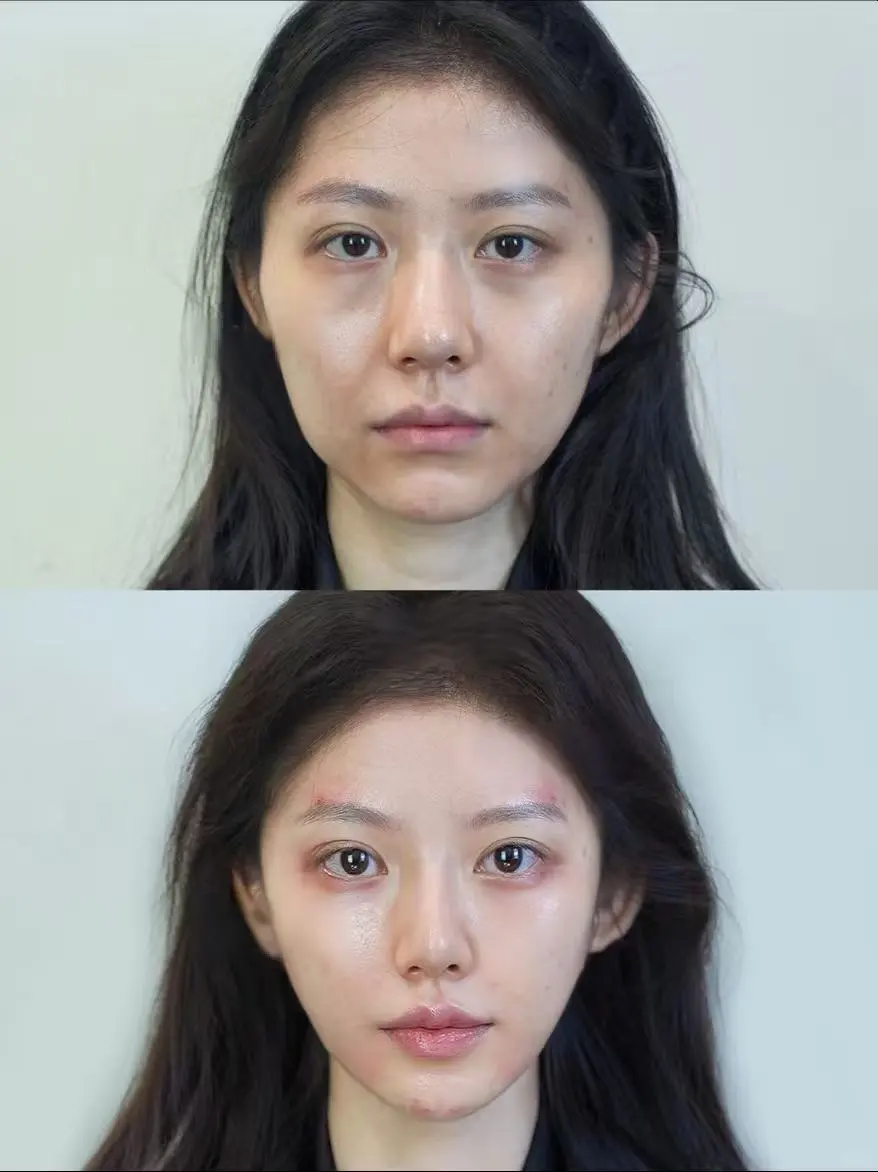 轮廓调好了，才知道美貌其实毫不费力~