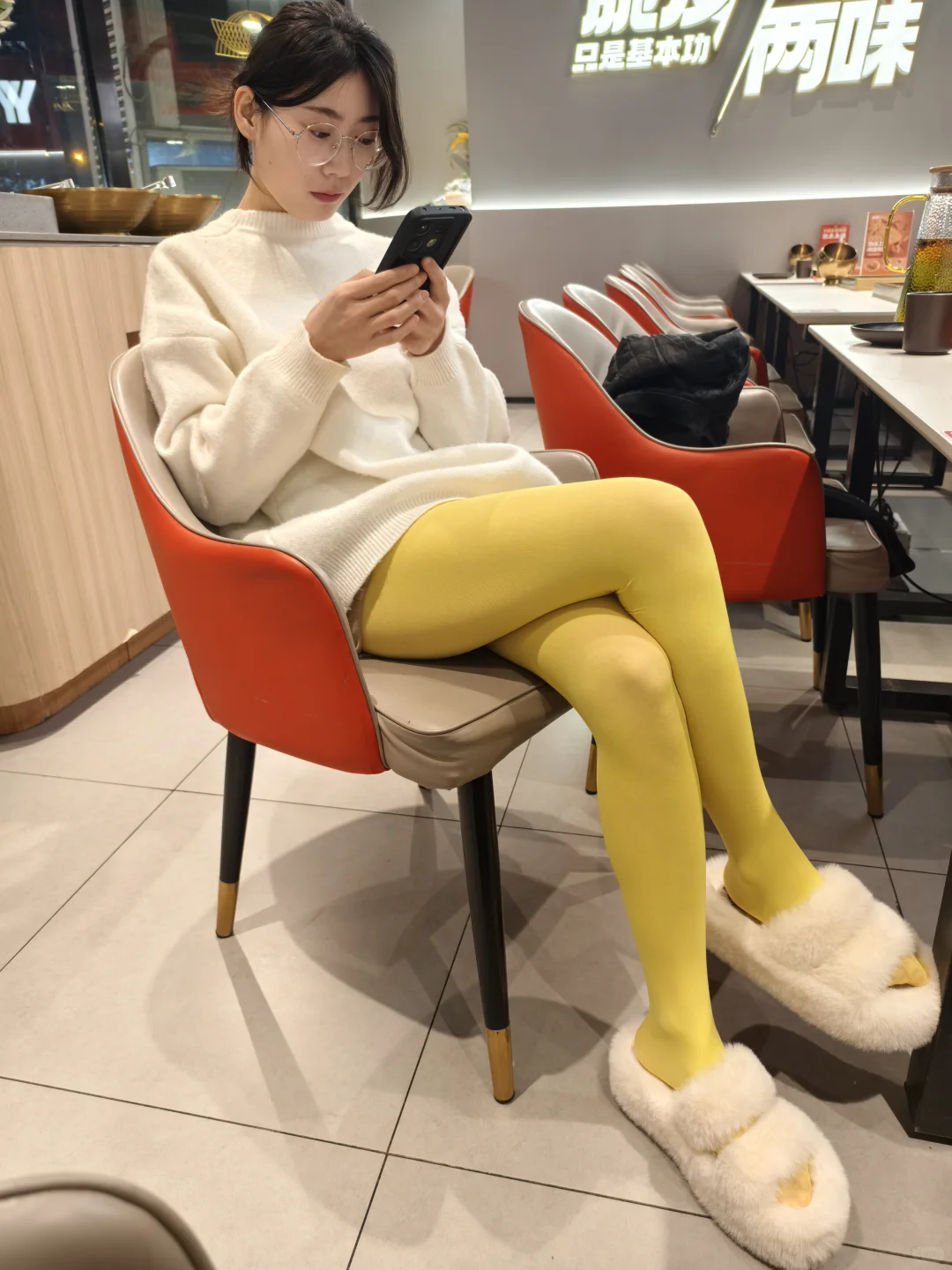 爱上的颜色是黄绿绿～～～
