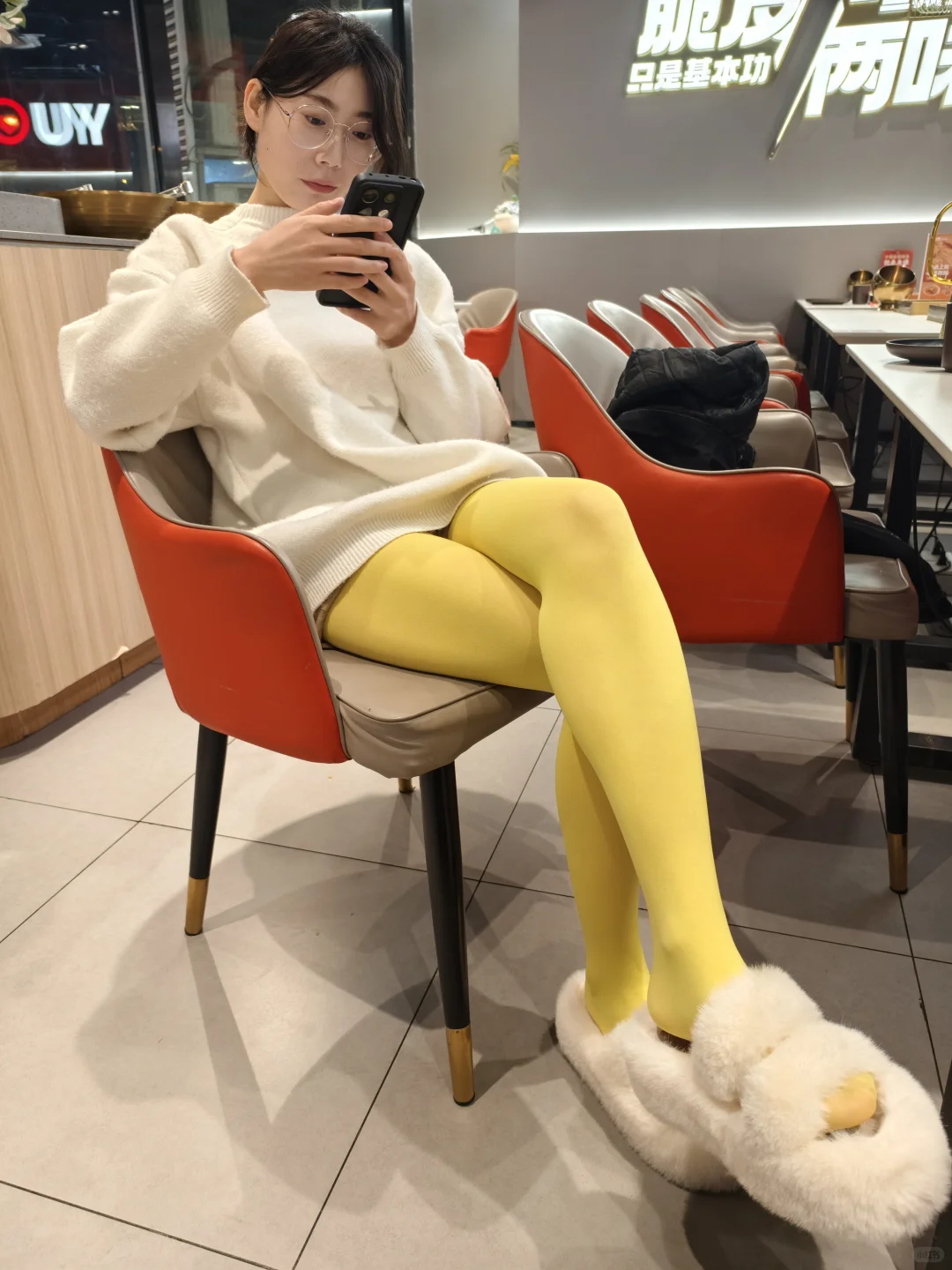 爱上的颜色是黄绿绿～～～