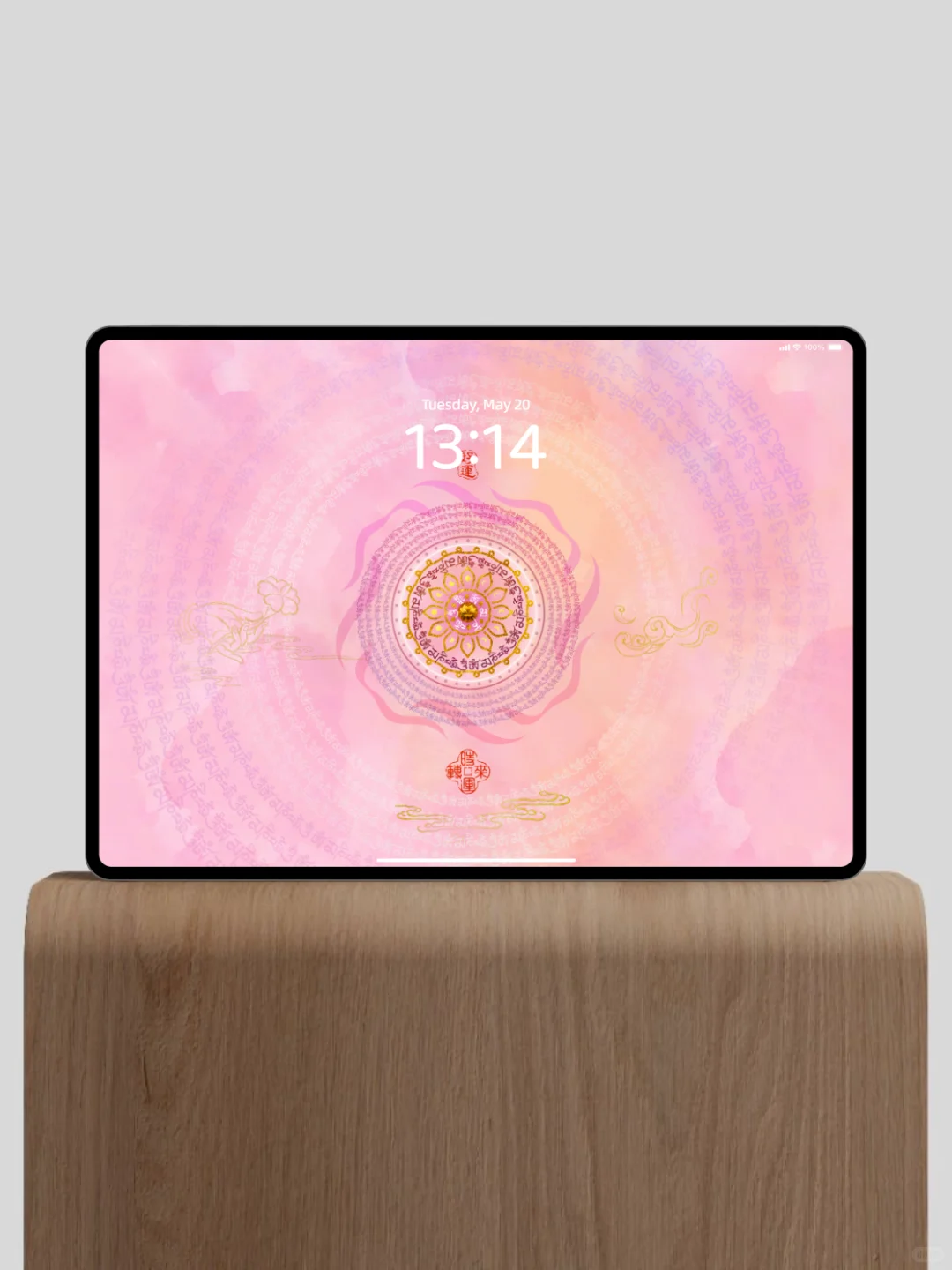 ipad平板壁纸|符文能量喜火 桃花🌸行动力