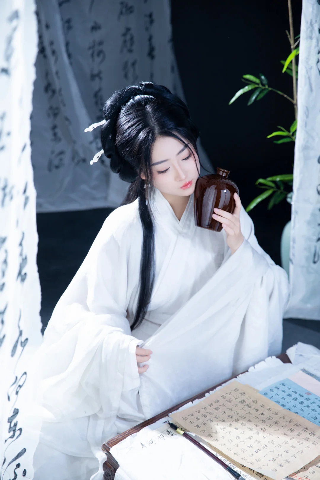 古装书法写真