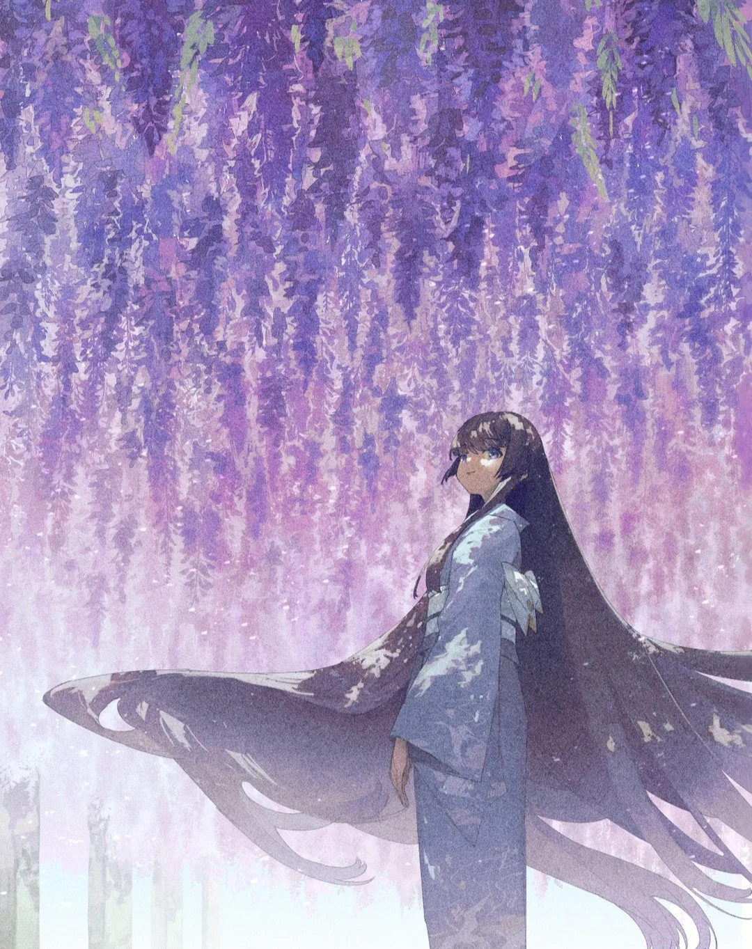 复古又浪漫的画风，诉说少女与花的故事