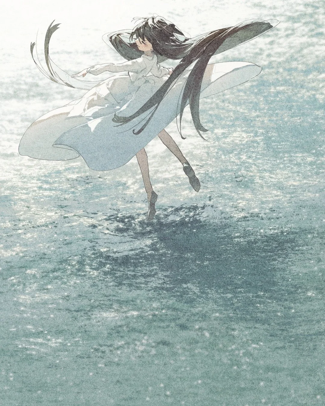 复古又浪漫的画风，诉说少女与花的故事