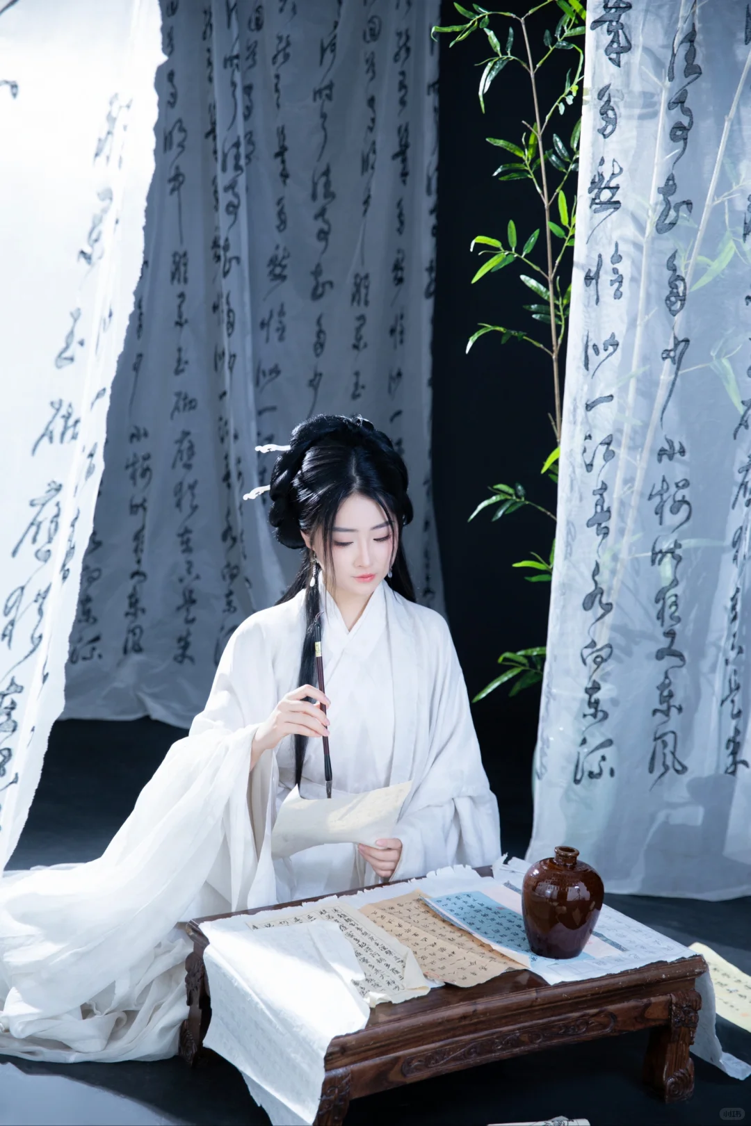 古装书法写真