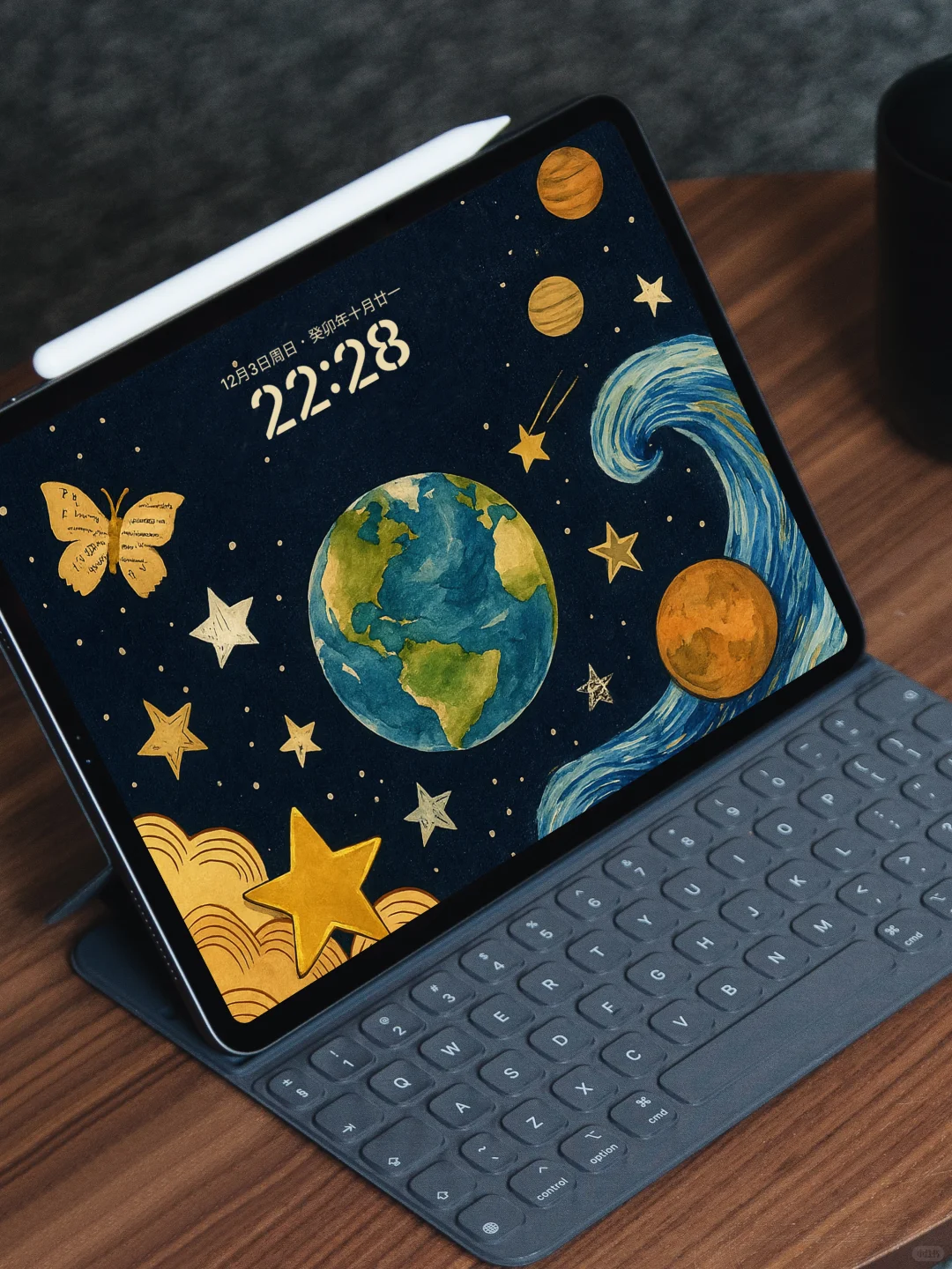 复古暗色系壁纸｜与宇宙共频 平板壁纸