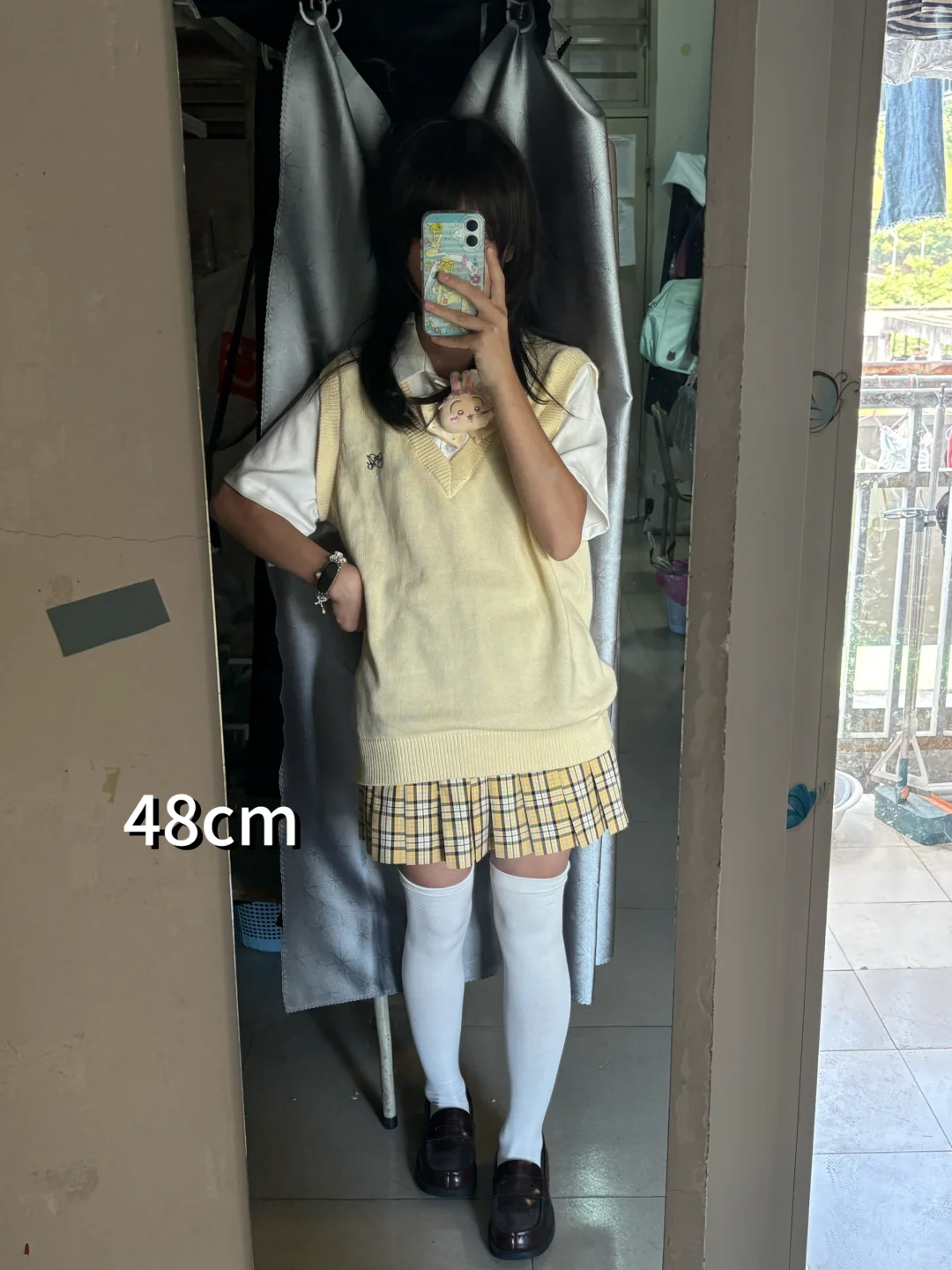 152/40jk袜子不同长度显瘦对比