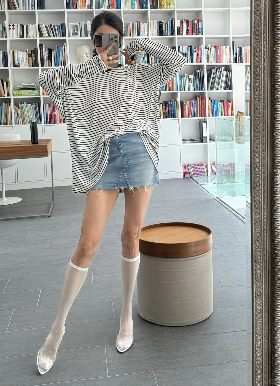 这是给我的一份惊喜 ❤️ 条纹 + 白丝