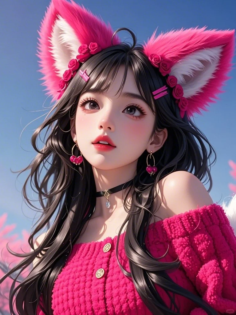 💕灵动可爱！狐女郎头像超迷人！