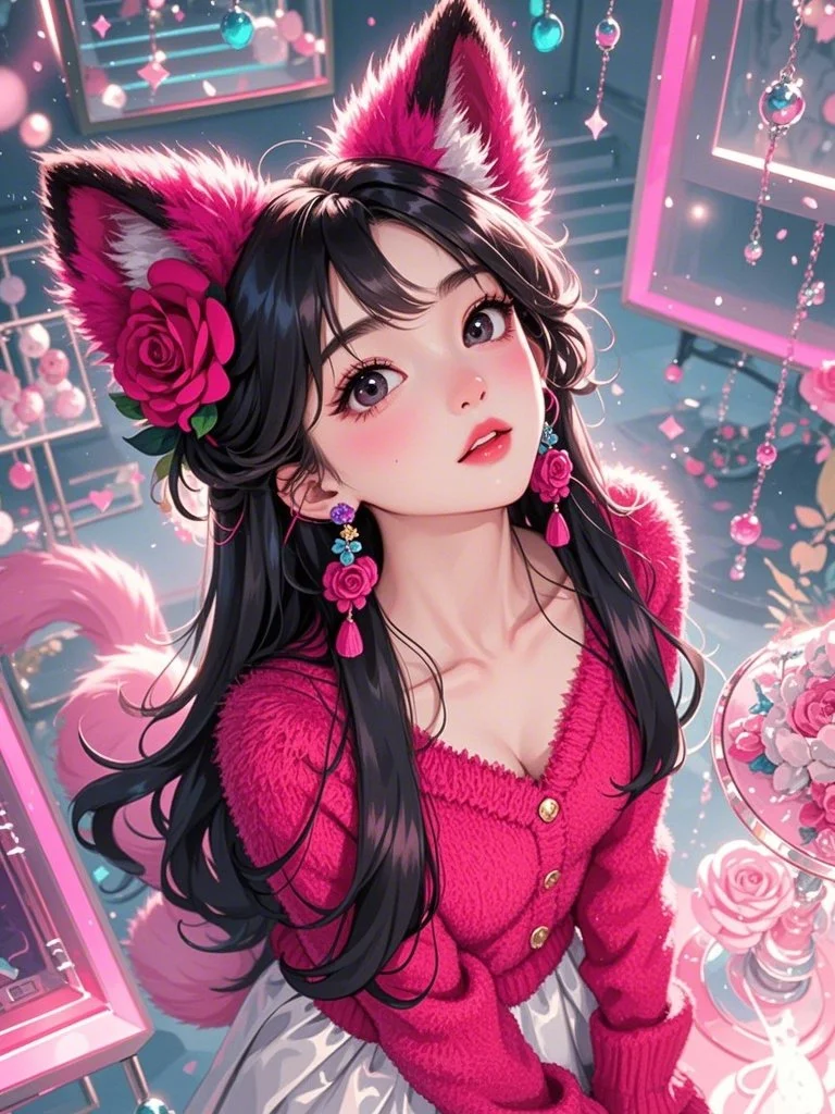 💕灵动可爱！狐女郎头像超迷人！