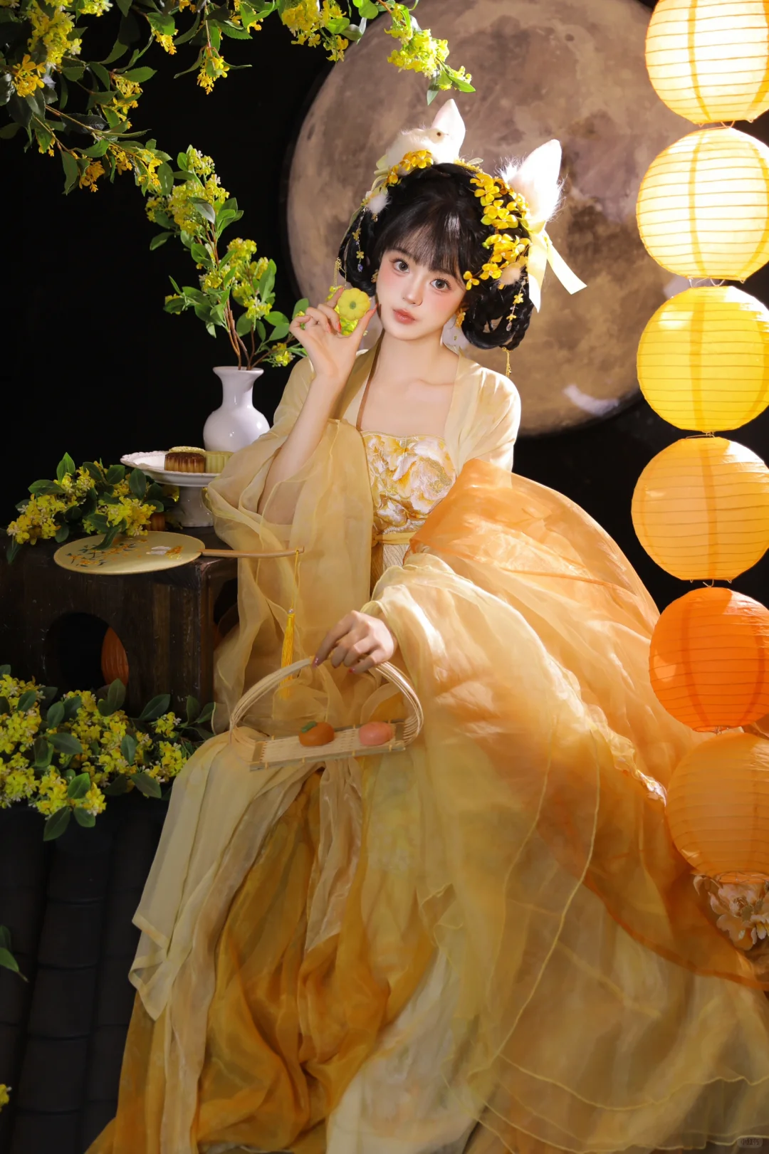 兔兔祝你中秋节快乐呦～