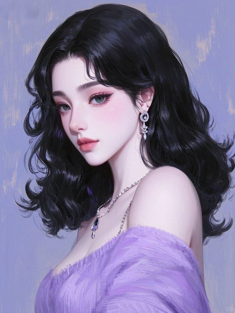今日分享‖紫色，亦正亦邪的女孩都很迷人