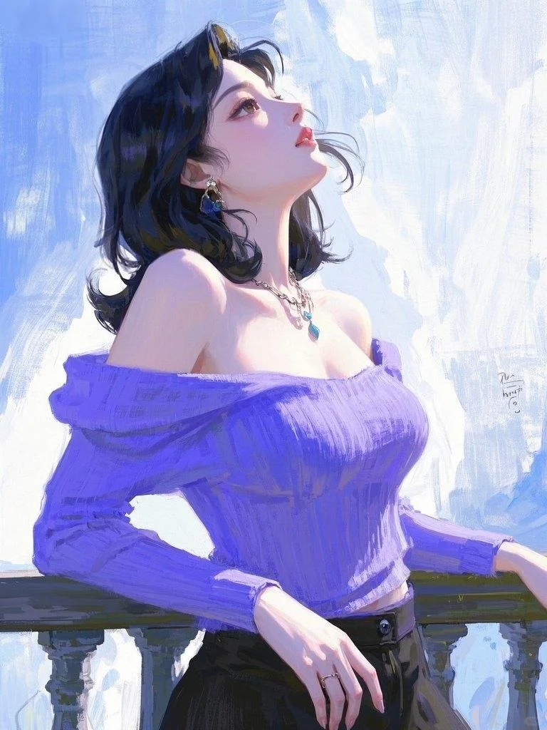 今日分享‖紫色，亦正亦邪的女孩都很迷人