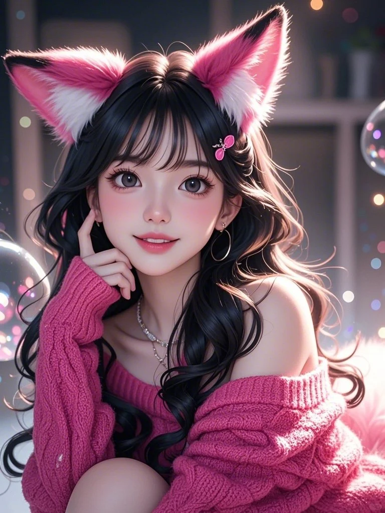 💕灵动可爱！狐女郎头像超迷人！