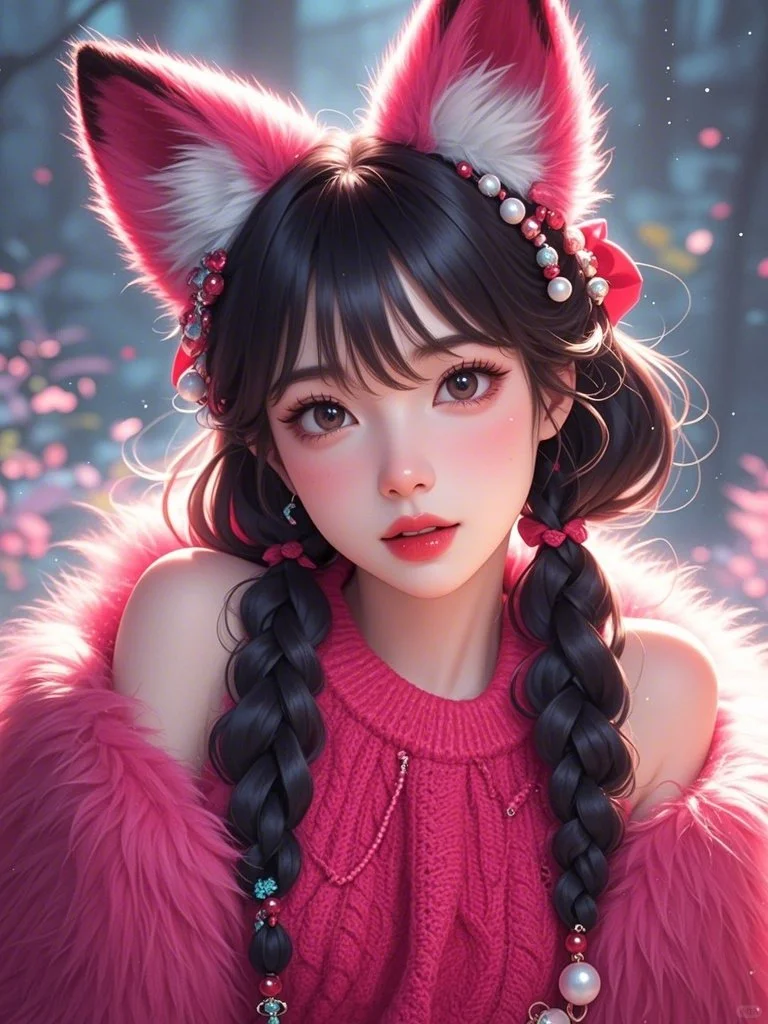 💕灵动可爱！狐女郎头像超迷人！