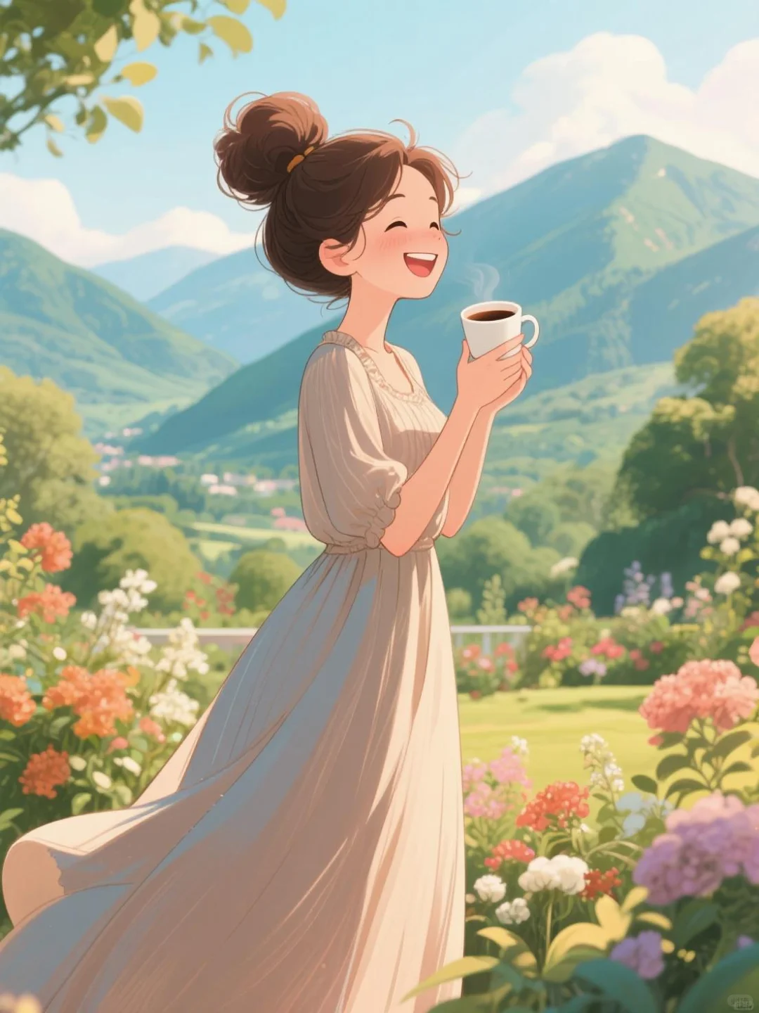一个优雅的女生～