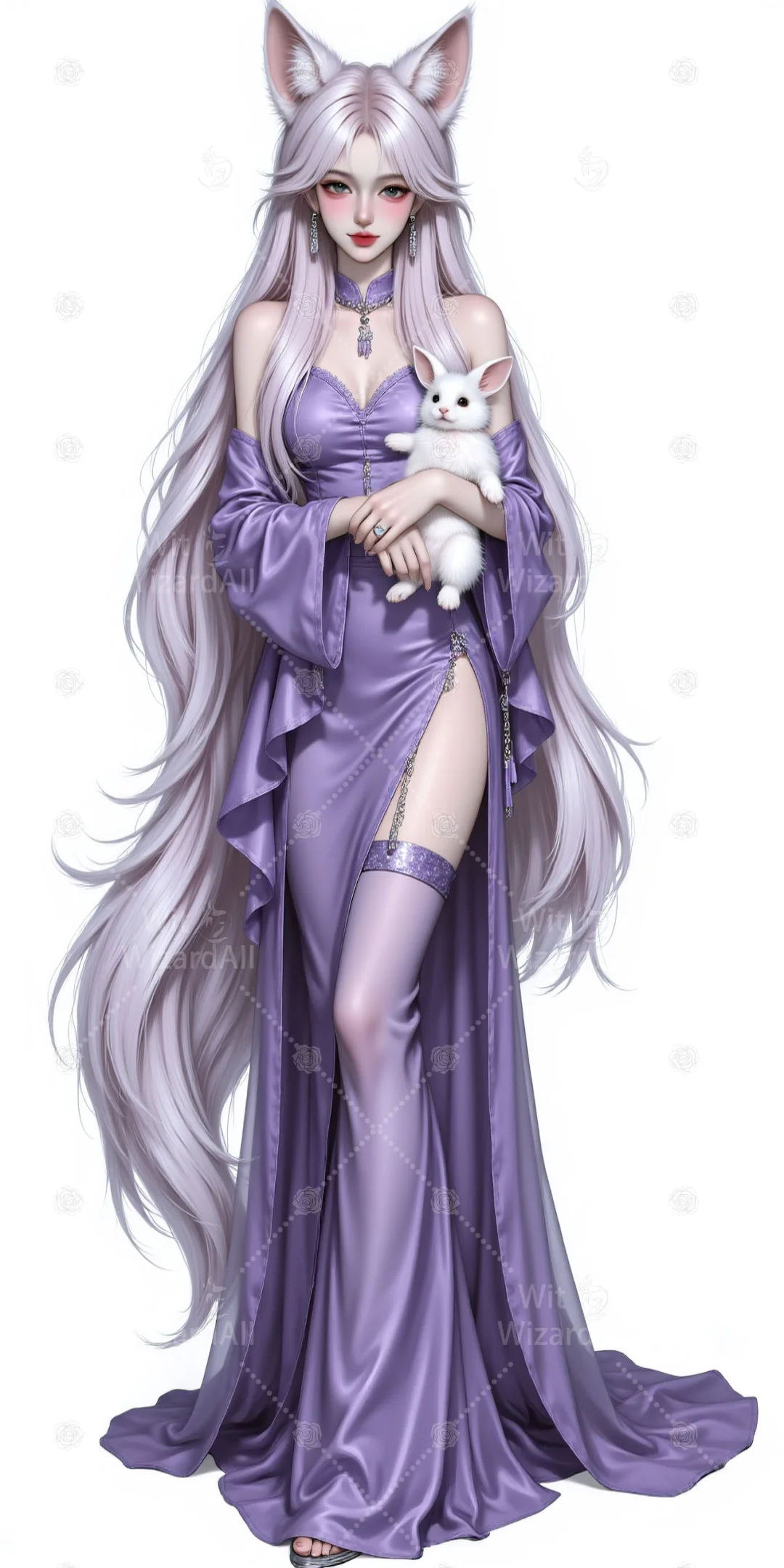 448柔媚紫裙狐妖🦊