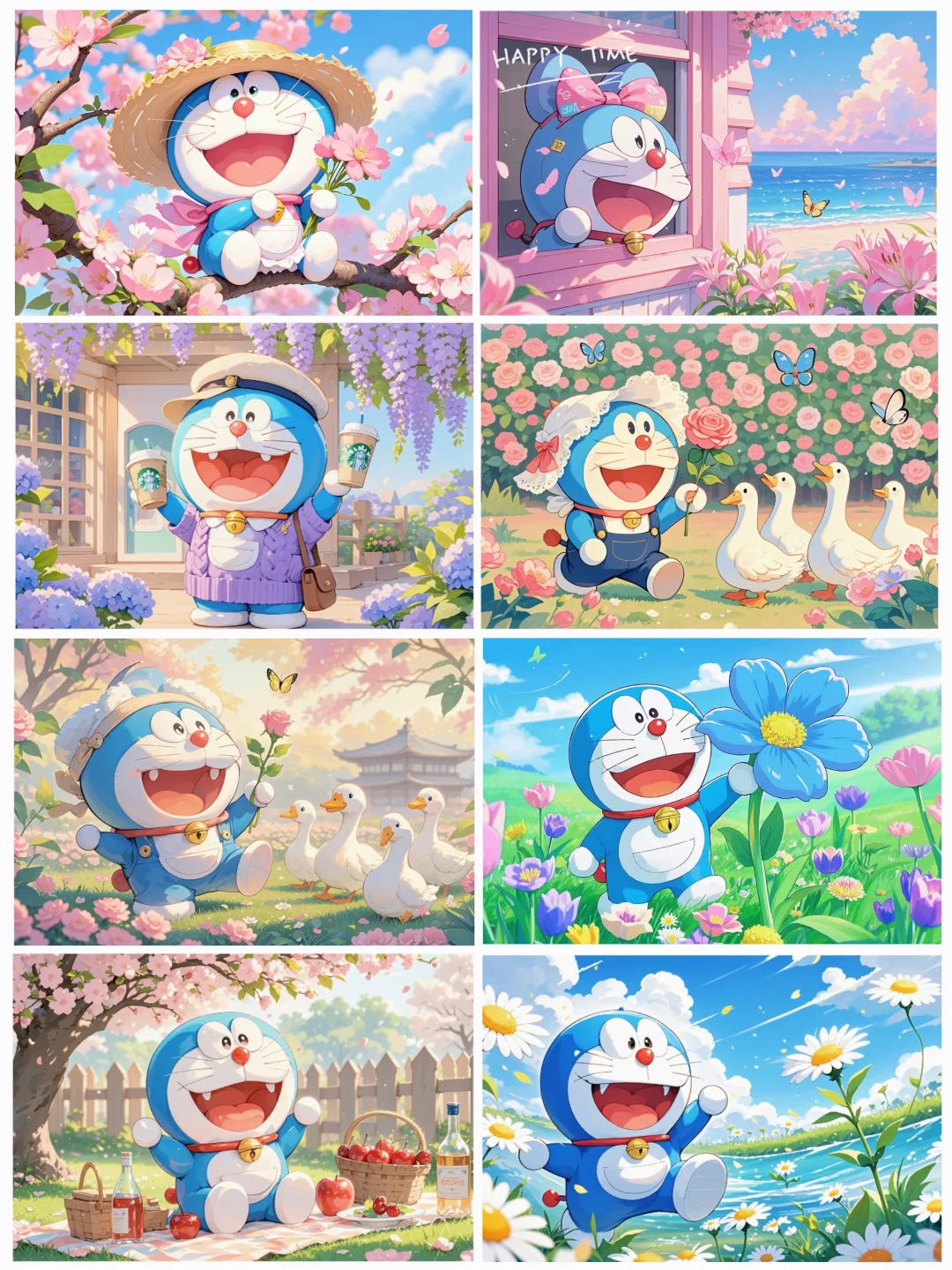 【八张】哆啦A梦平板/电脑高清壁纸