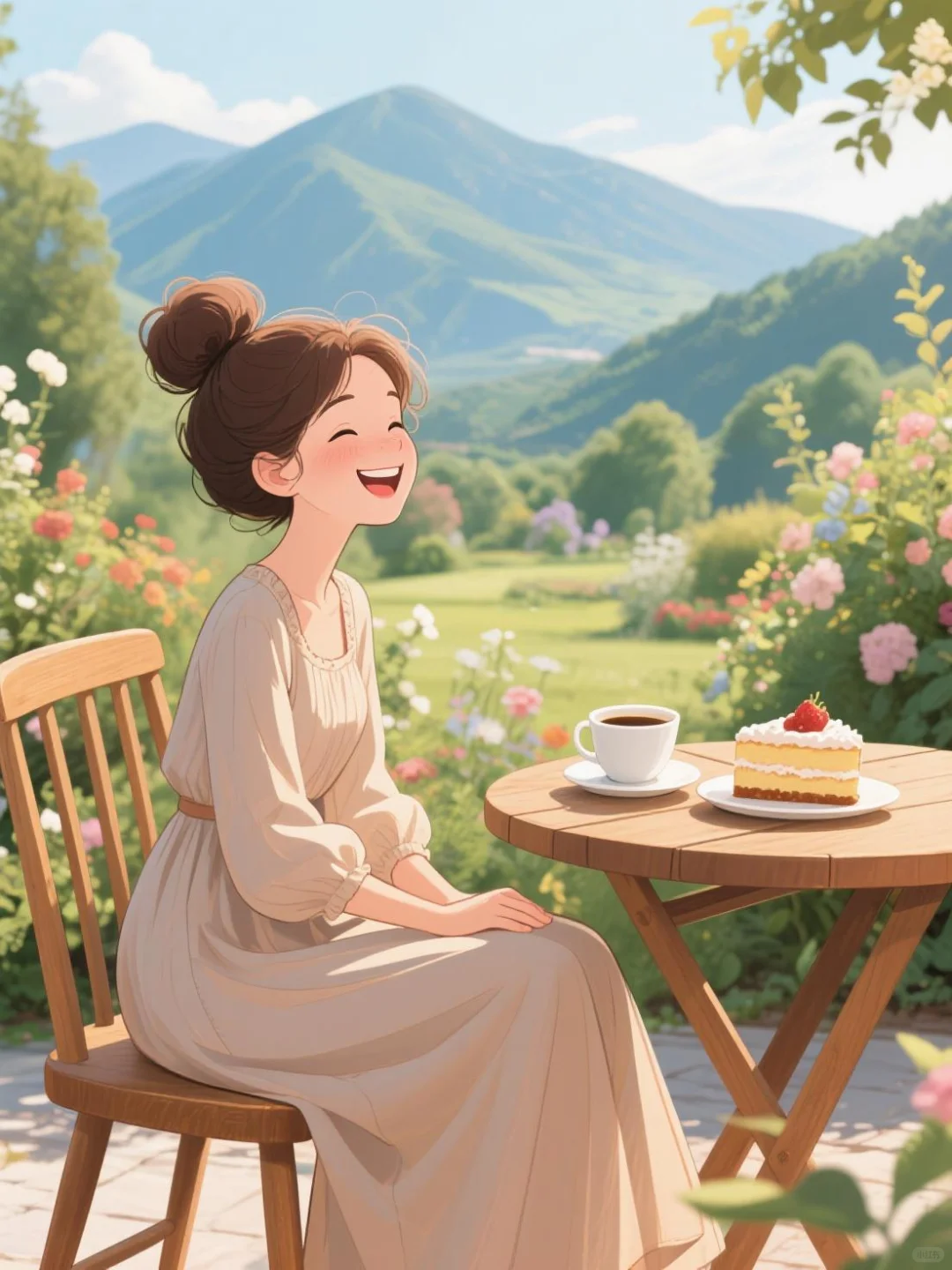 一个优雅的女生～