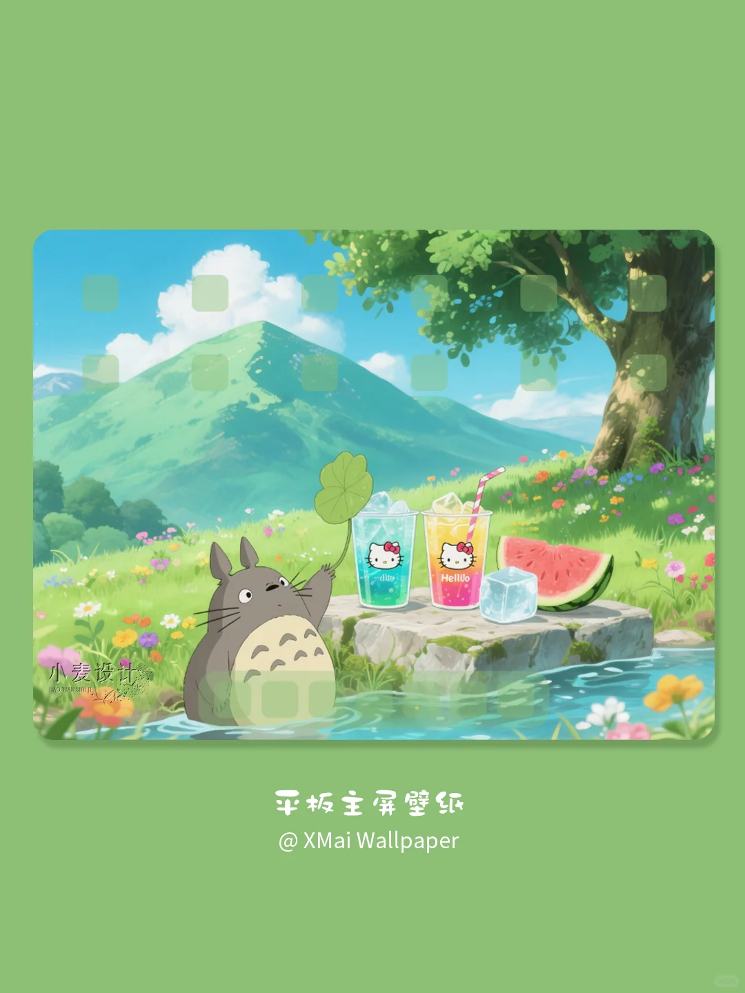 47龙猫的夏日·宫崎骏ipad平板壁纸