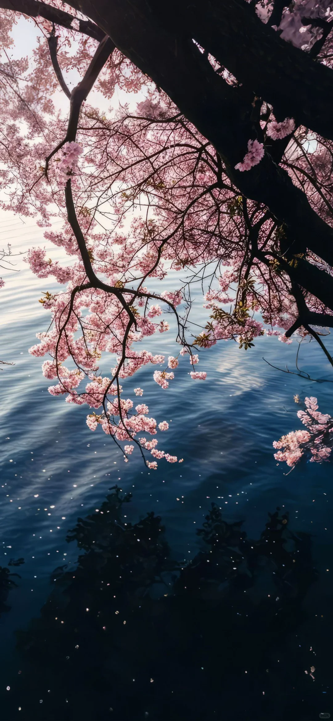 湖畔樱花，春日浪漫🌸 ｜壁纸