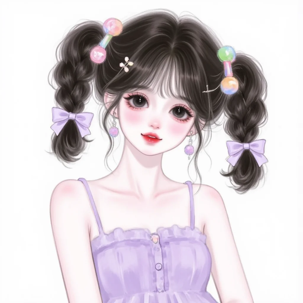 薰衣草的季节，甜甜的少女✨️