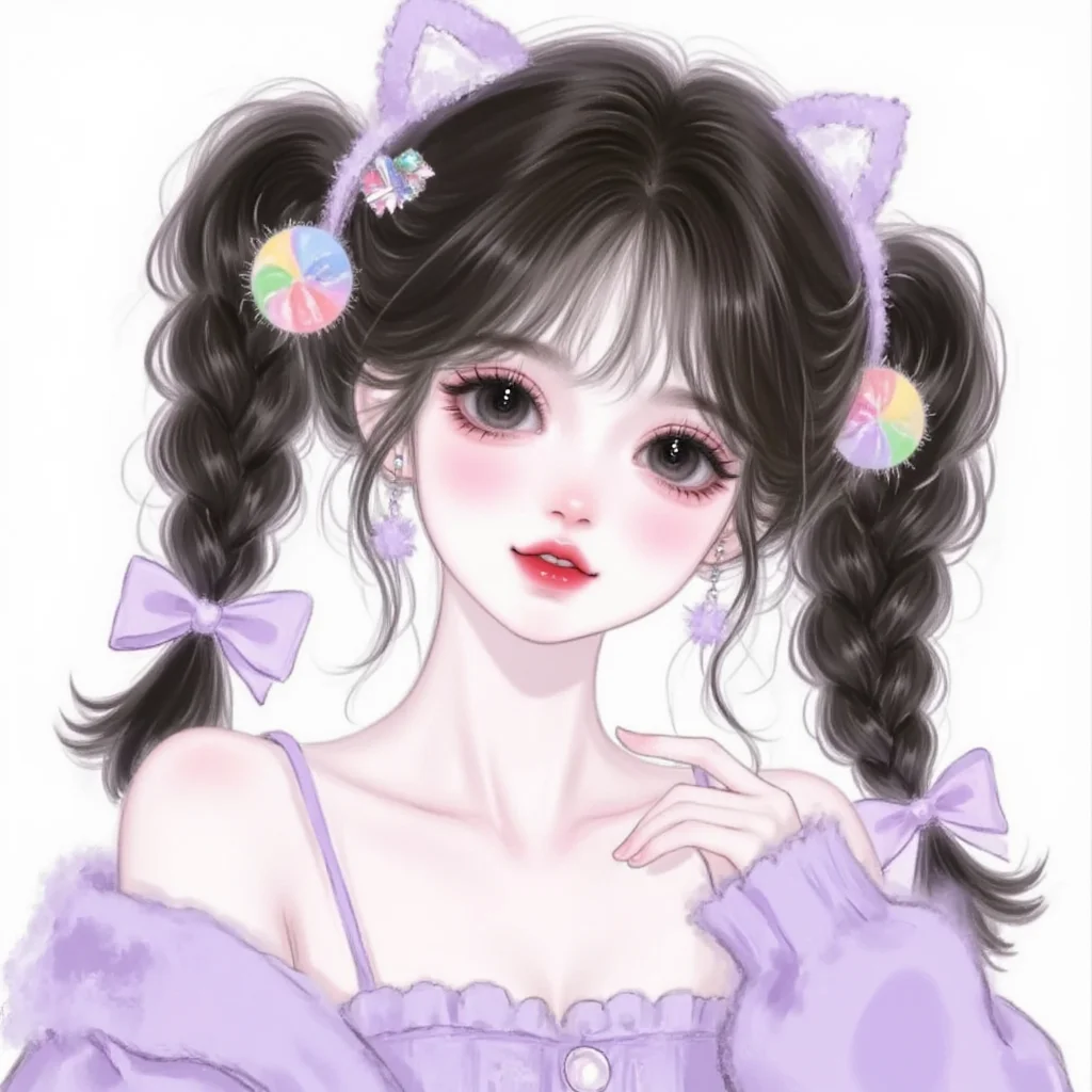 薰衣草的季节，甜甜的少女✨️