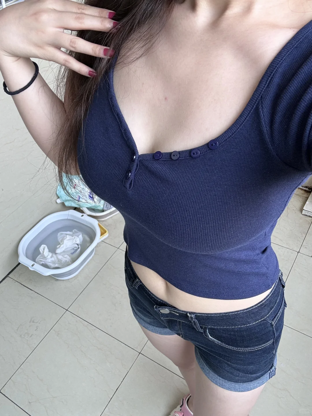 这样穿真的太显了！！太圆润了！！