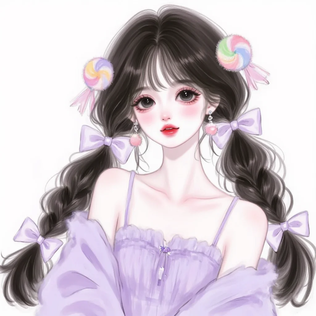 薰衣草的季节，甜甜的少女✨️