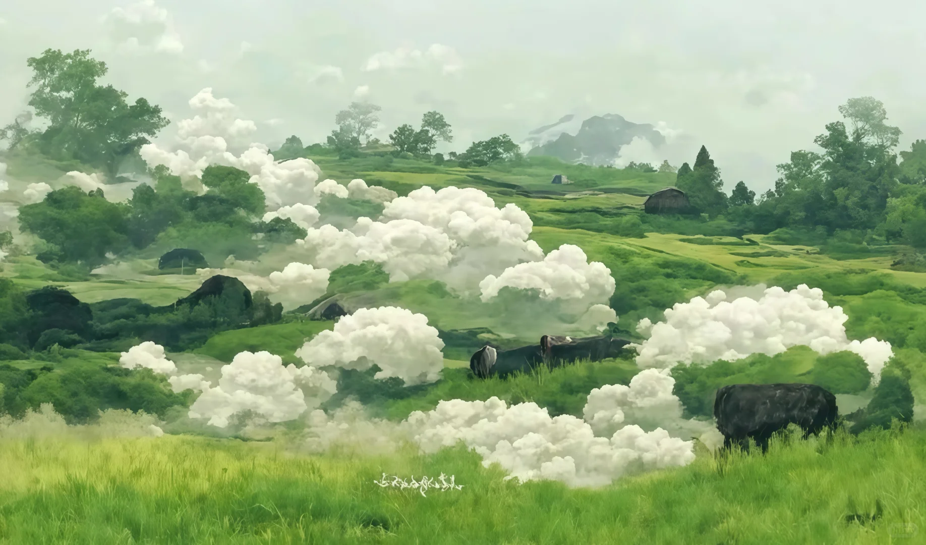 𝐢𝐩𝐚𝐝壁纸｜ 但远山长 云山乱 晓山青⛰️💭