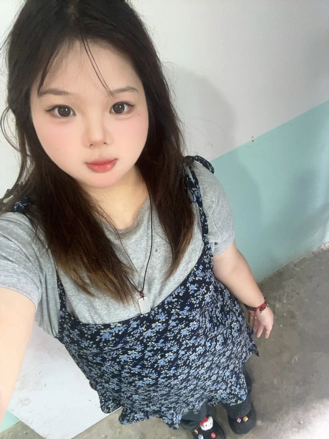 152斤真胖女孩回村穿搭分享~