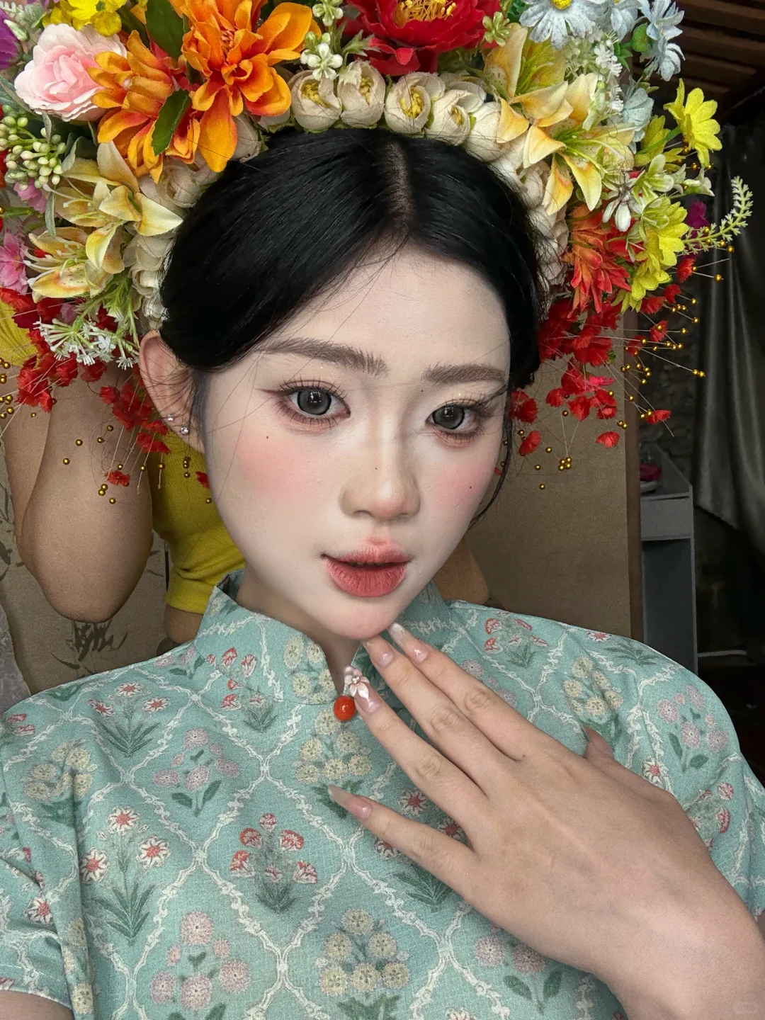 03｜簪花模特
