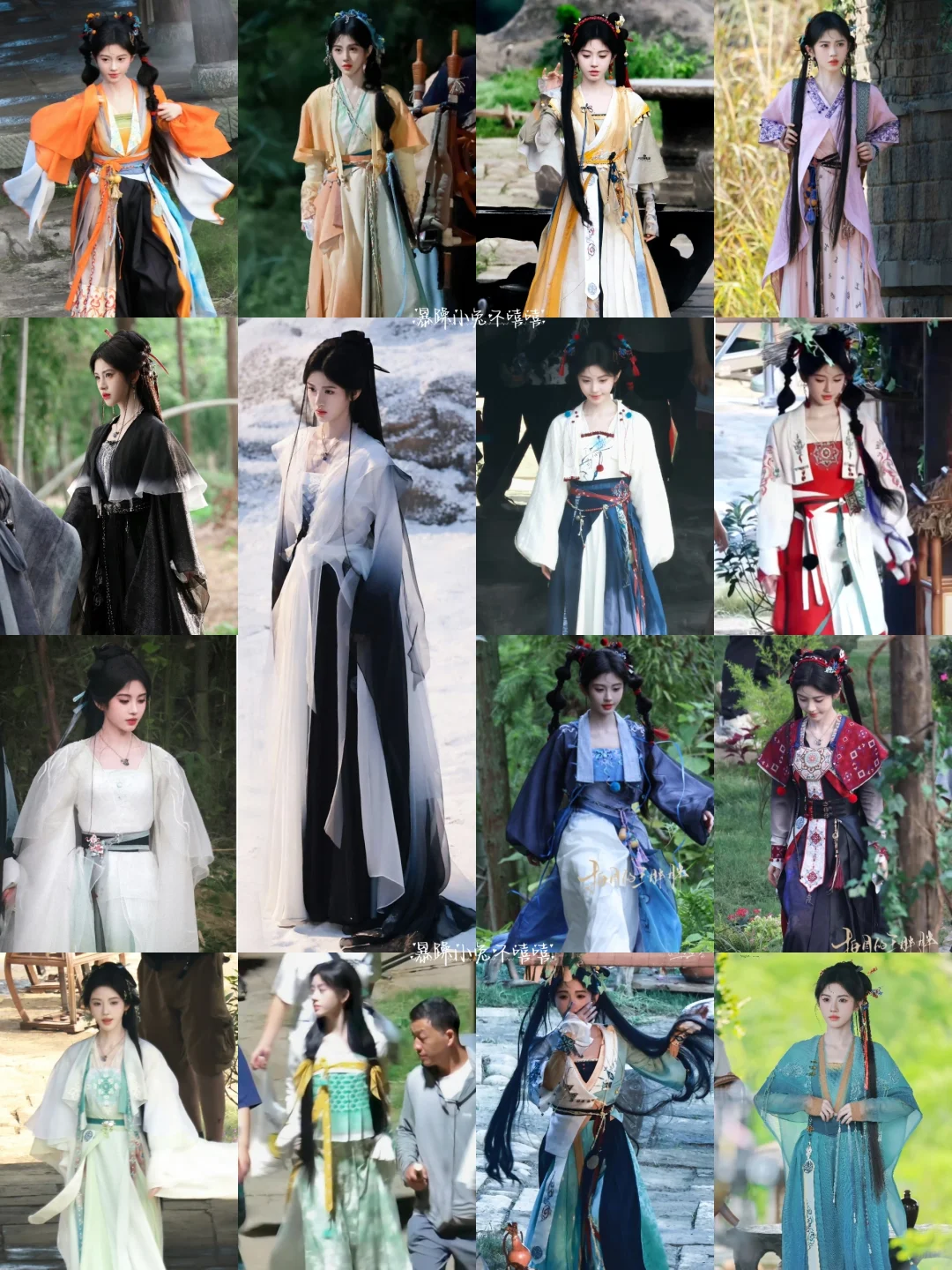 《来战》鞠婧祎阿黛 造型汇总15套