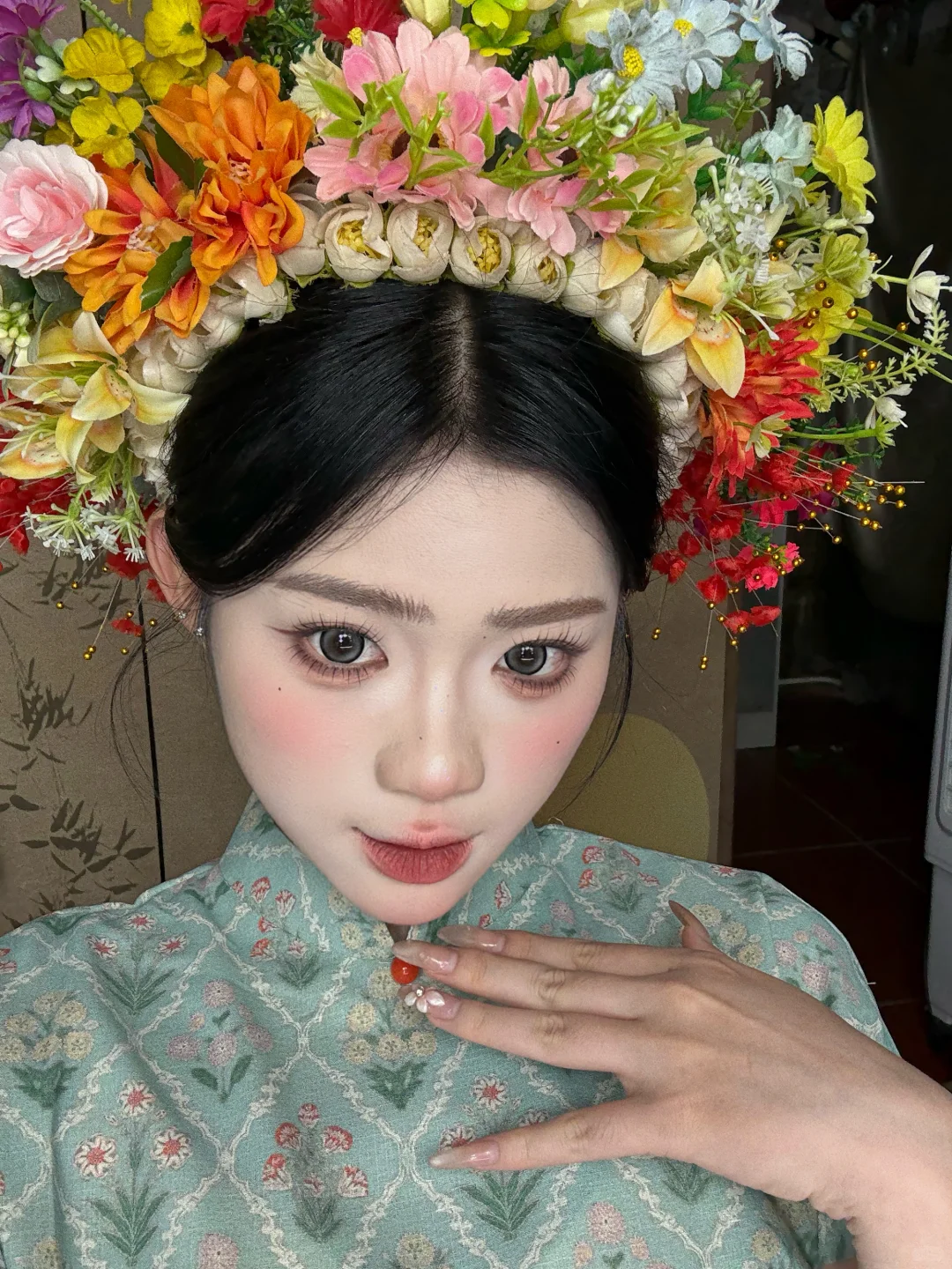 03｜簪花模特