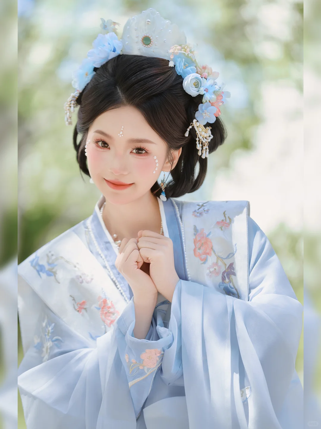 约上闺蜜拍组宋制汉服写真😘出片率💯