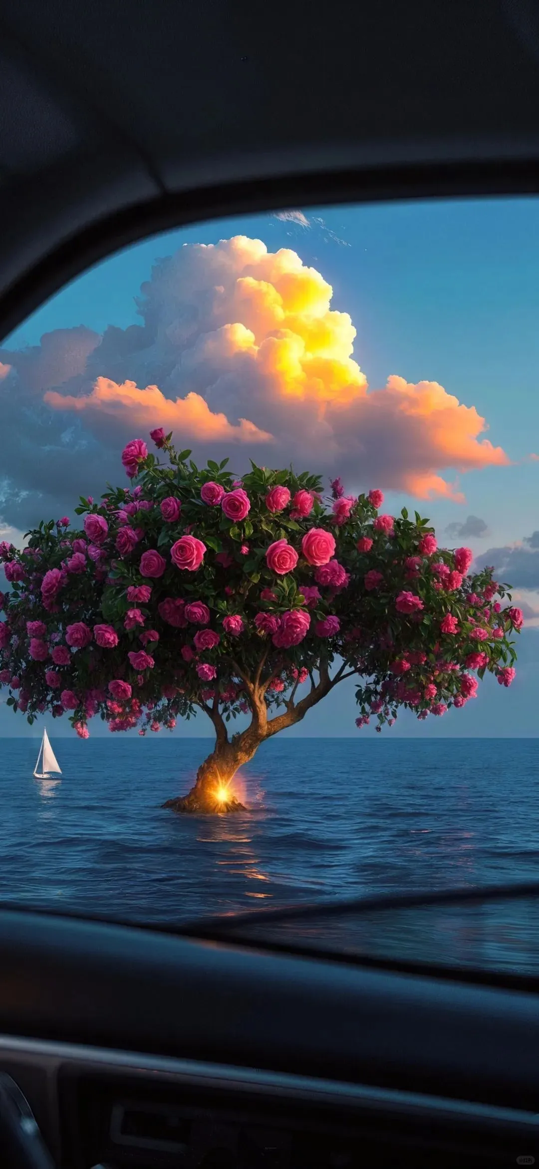 𝙎𝙝𝙖𝙧𝙚｜夏日海边鲜花壁纸