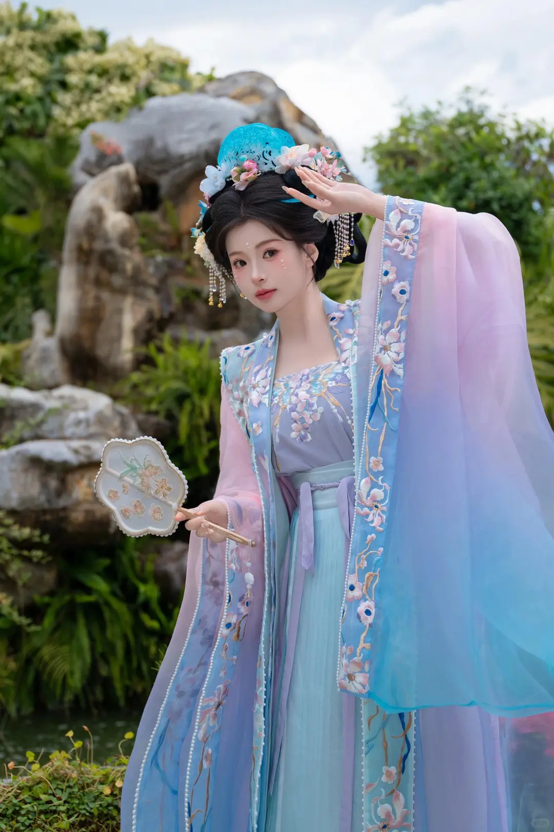 大家要的宋制簪花来啦！！！真的是绝美✨