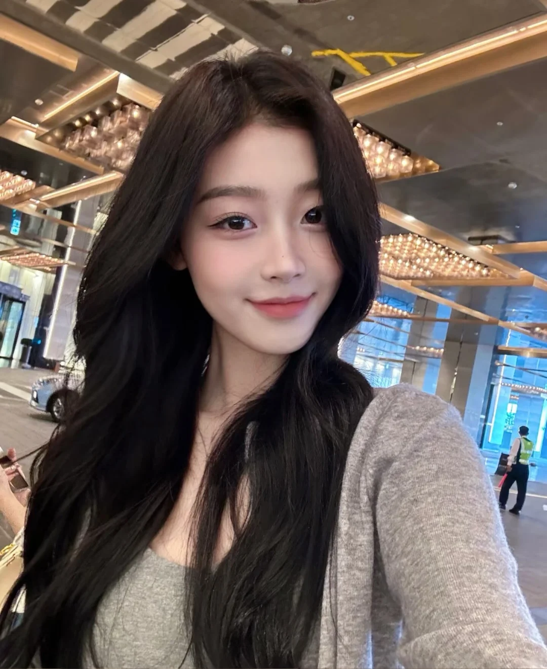 今天是我喜欢的长发甜妹