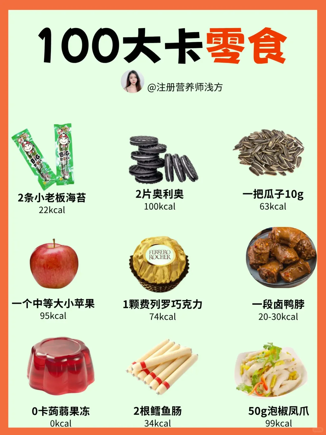 100大卡以内的减脂期零食㊙️嘴馋必备