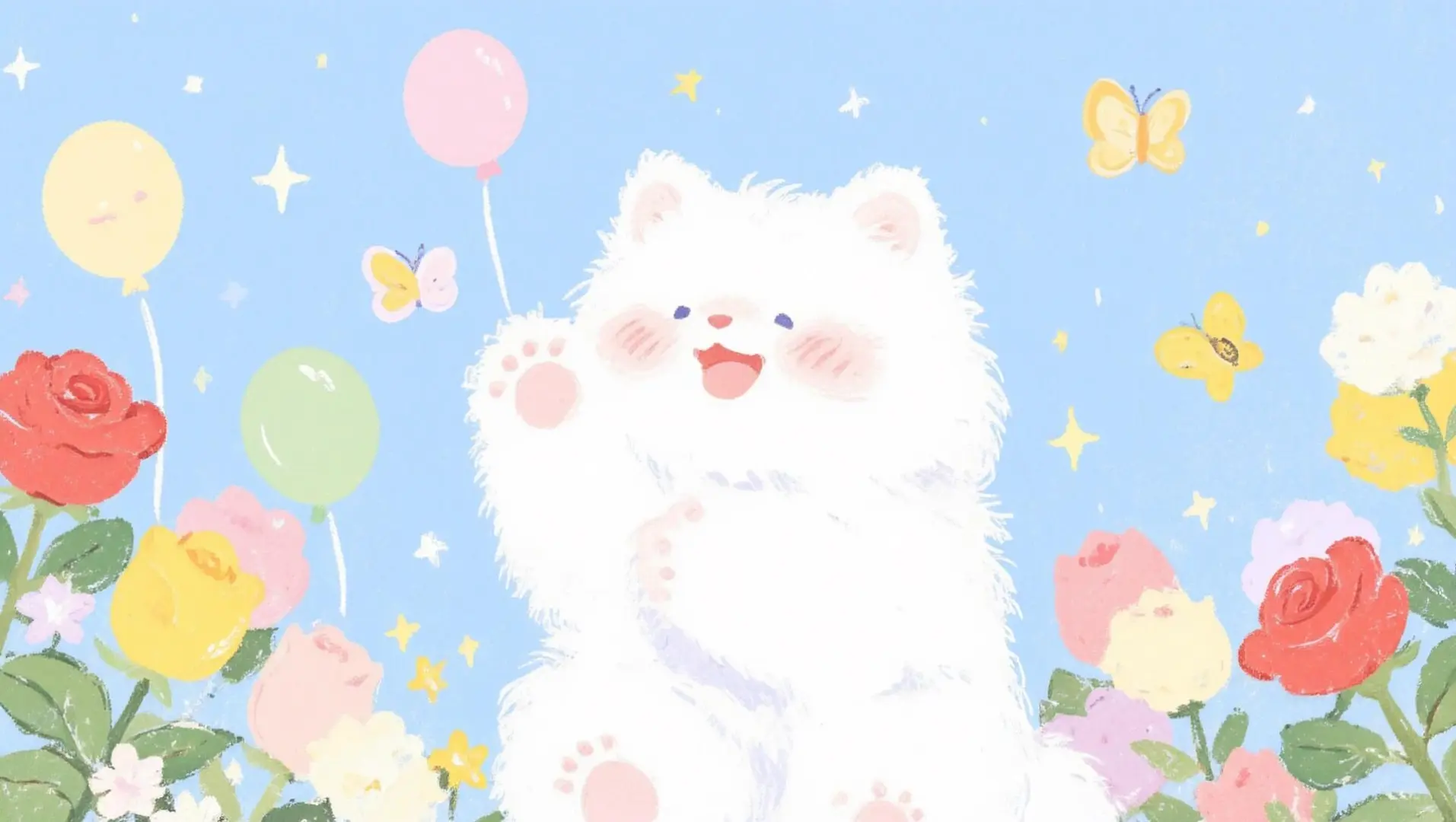 存🌸春日可爱小狗壁纸｜车机壁纸｜ipad壁纸
