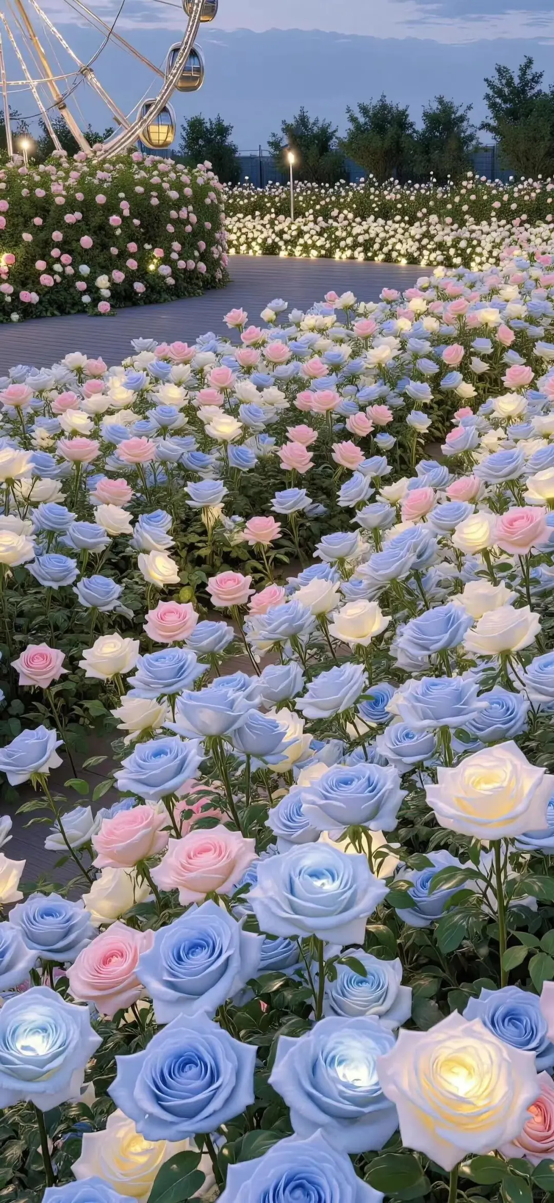 每日壁纸：美美的花海