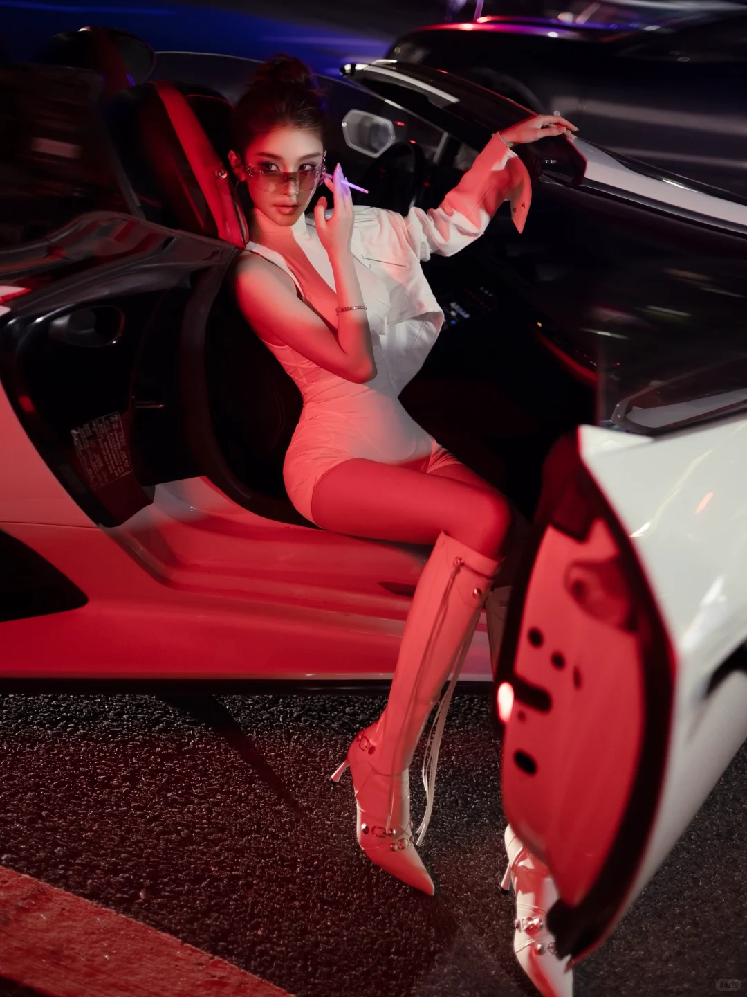 越危险的越迷人‼️超跑女明星写真·名媛千金
