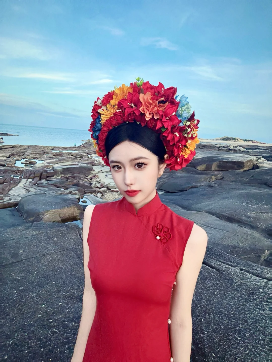 想看看大家的簪花美照